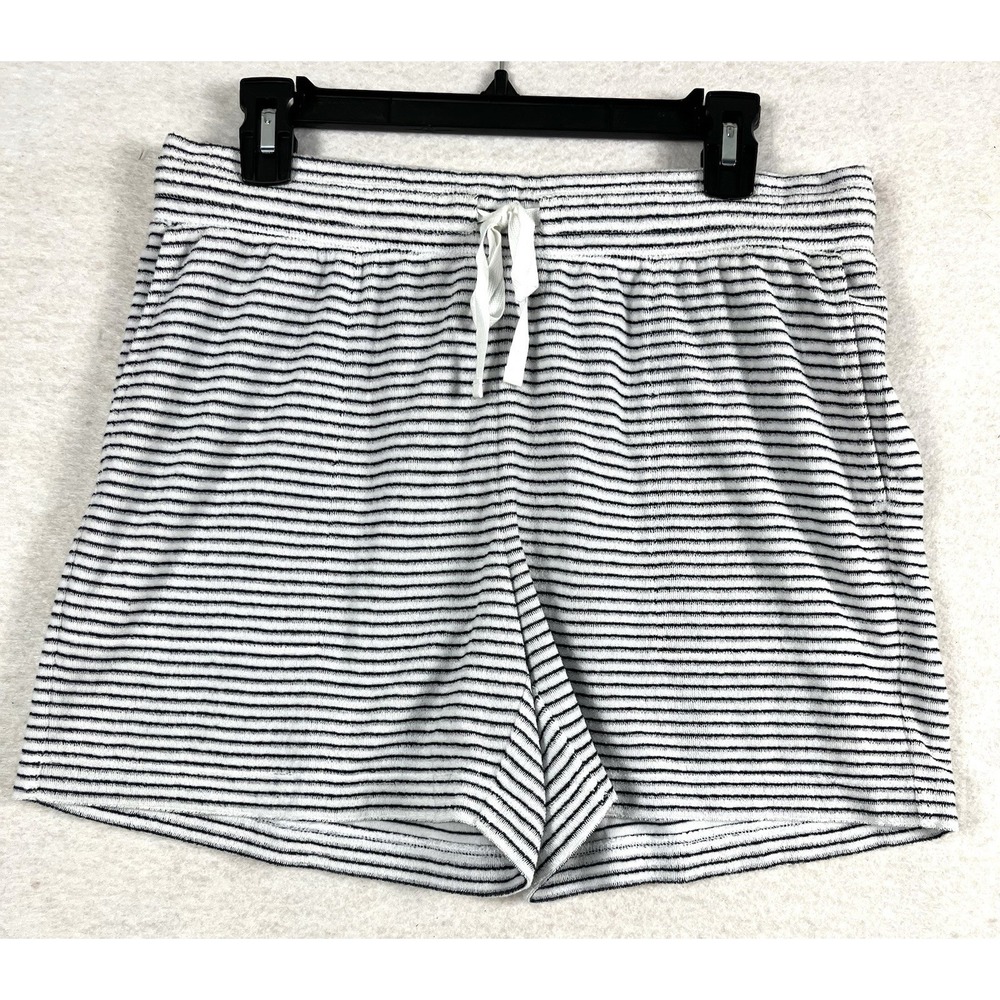J. Jill Striped Terry Lounge Shorts Women's Small S NWOT | Comfy Casual Summer